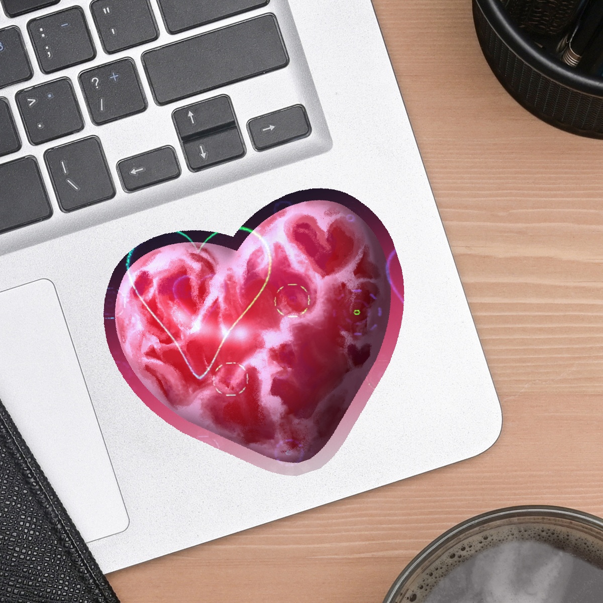 Heart Meat Die Cut Sticker