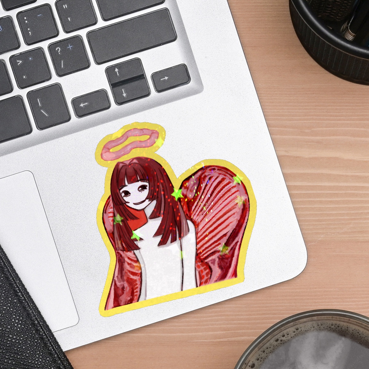 Meat Angel Die Cut Stickers