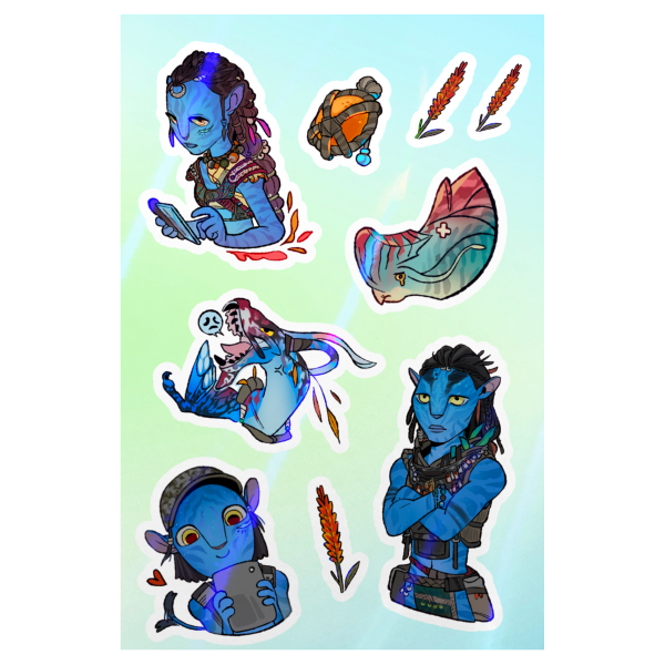 Avatar Frontiers of Pandora Stickers Sheet