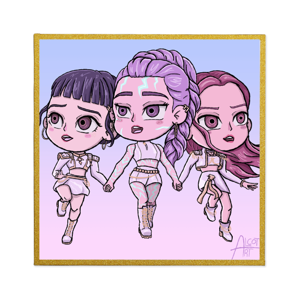 K-Pop Demon Hunters Art Board