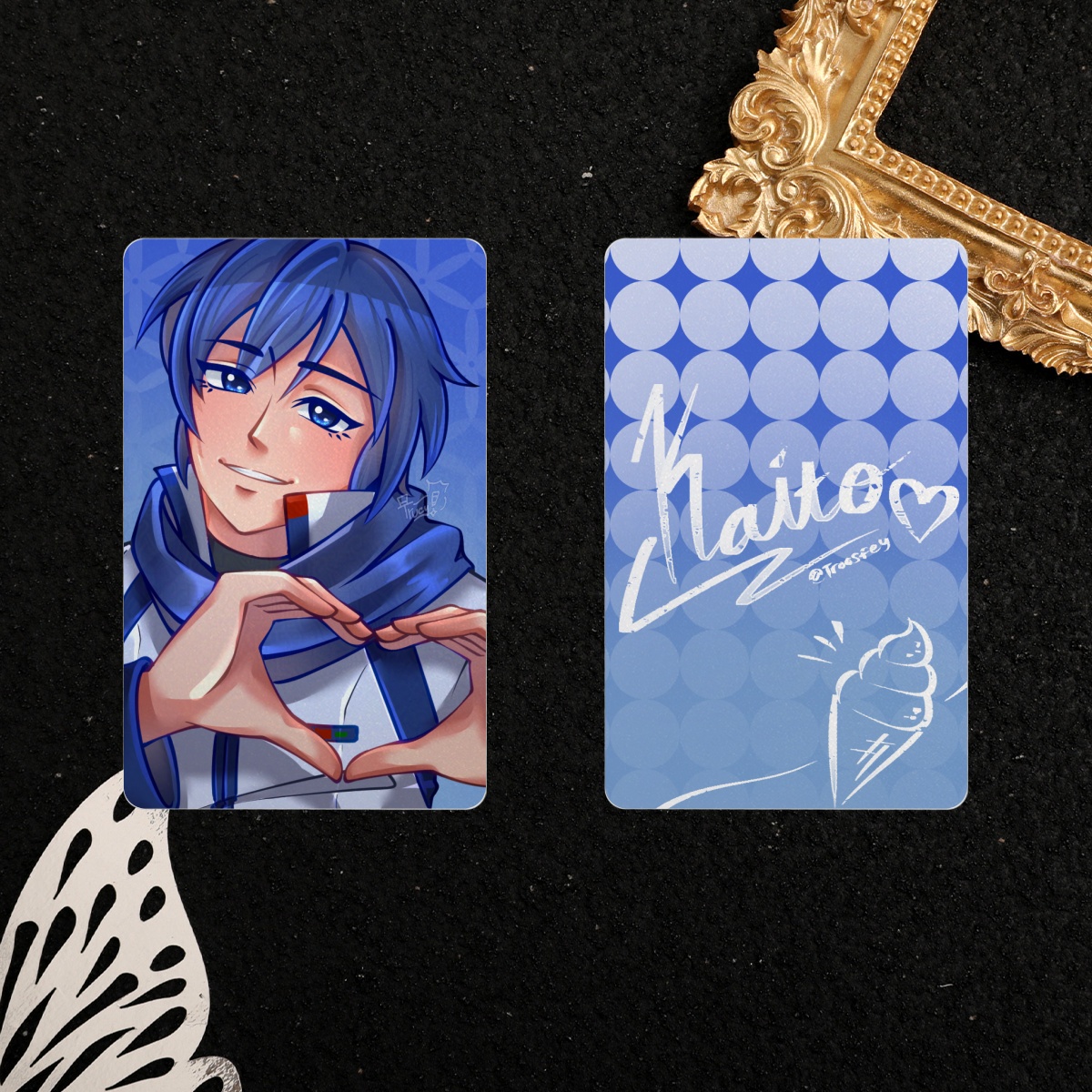 VOCALOID KAITO Heart Photocard