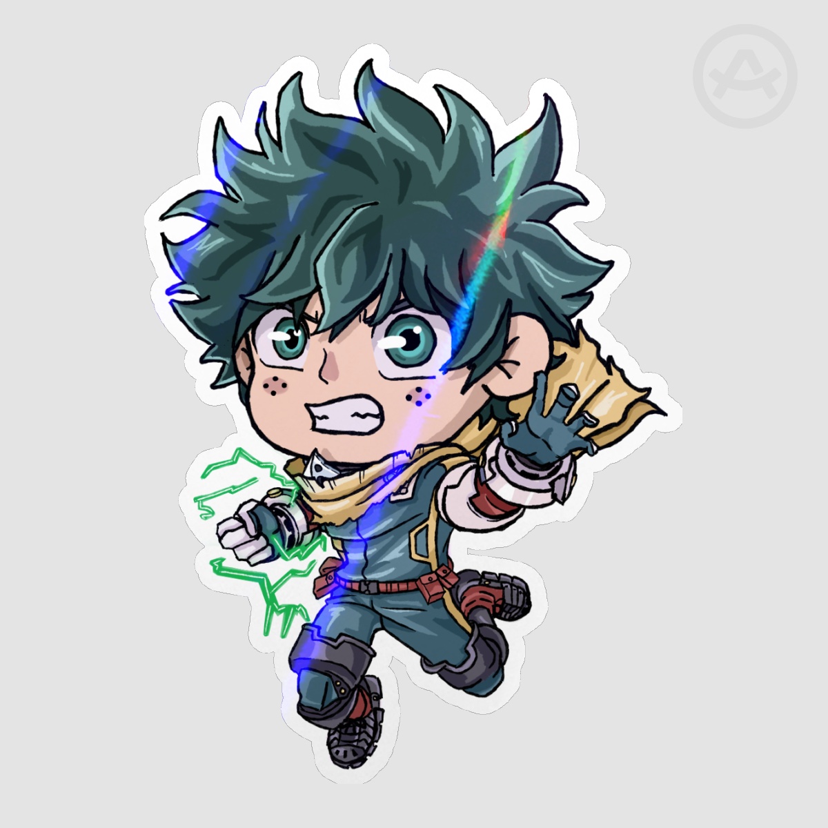 Deku Holo Sticker
