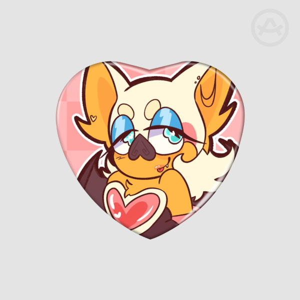 Rouge the Bat Heart Badge