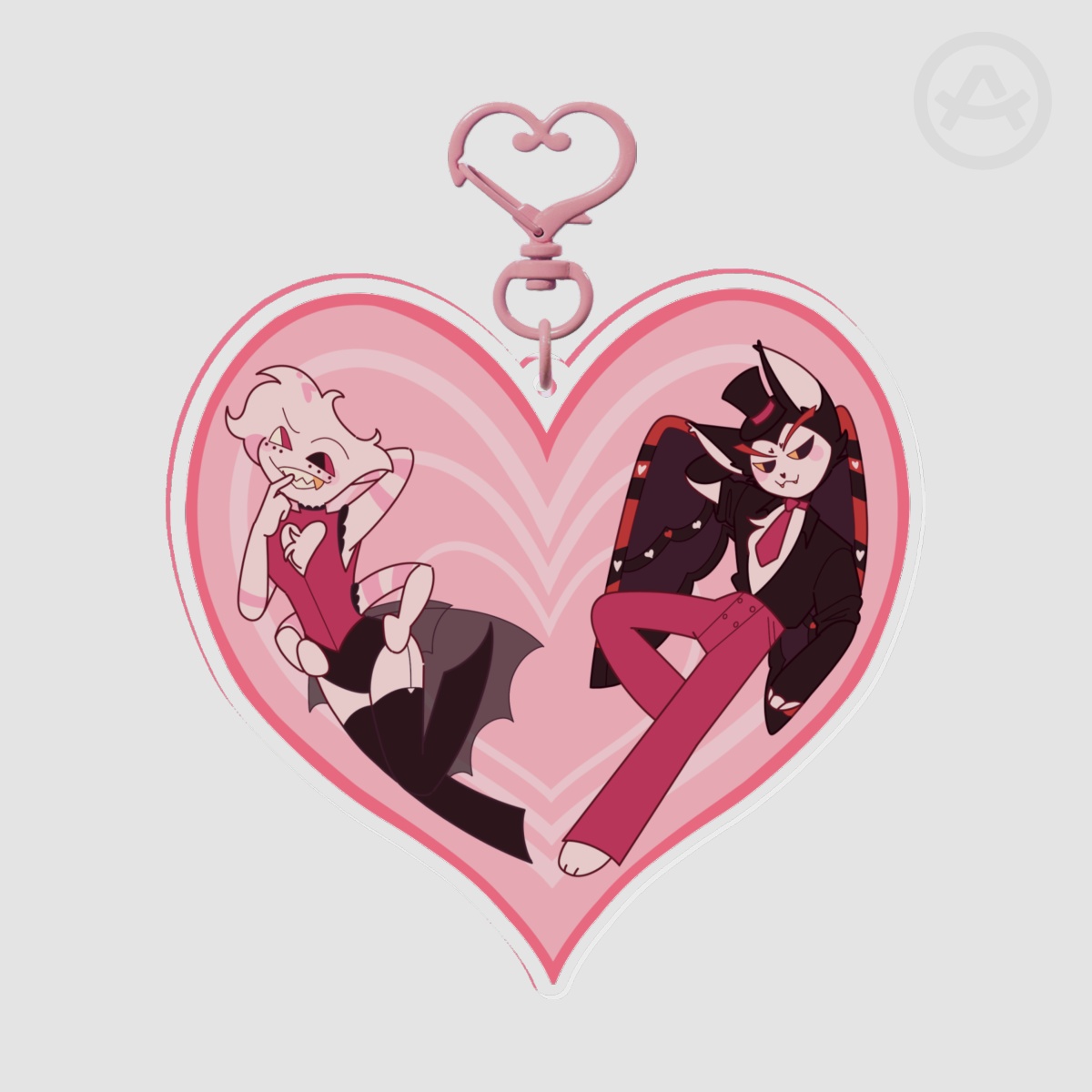 HuskerDust Valentines Day Keychain