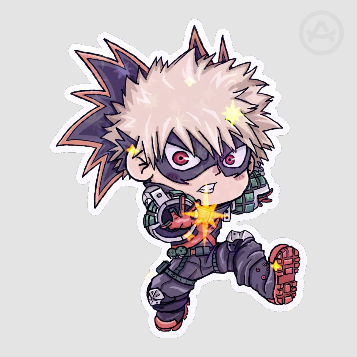 Katsuki Bakugo Holo Sticker