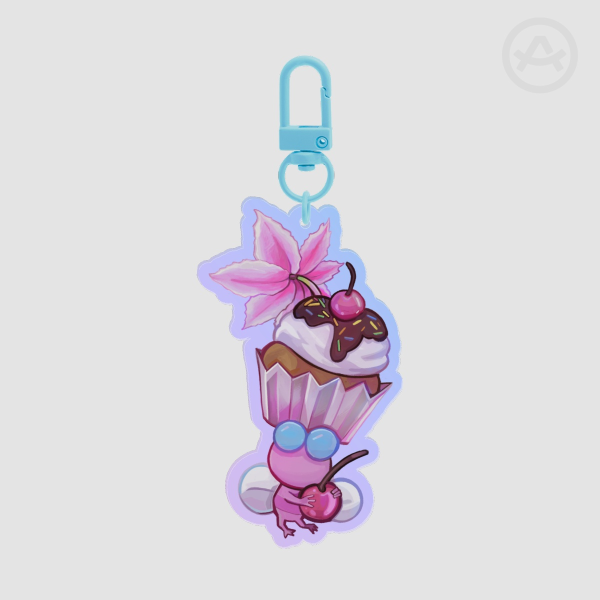 Winged Pikmin Cupcake Charm