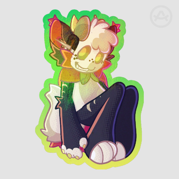 Sesame Colored Edge Stickers