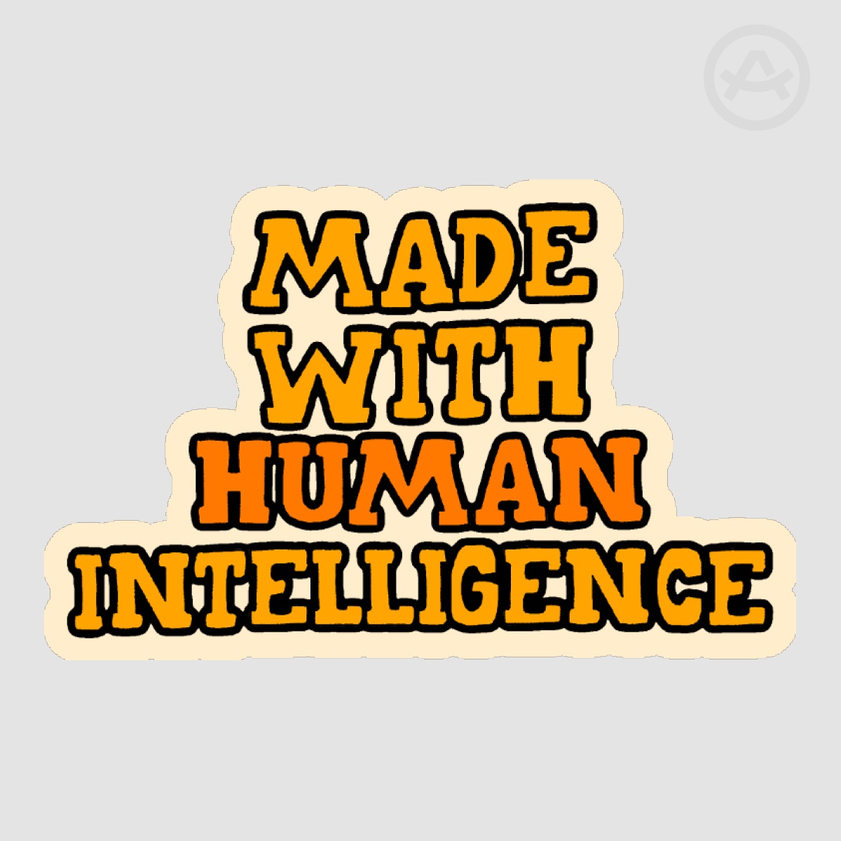 no.1 AI hater Sticker #4