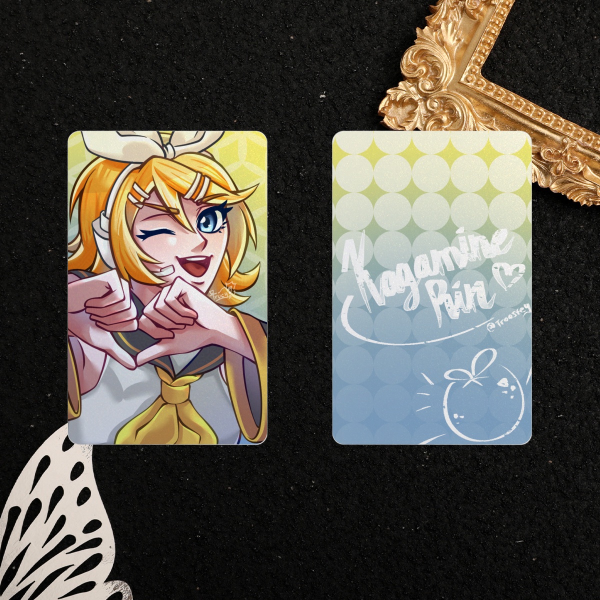 VOCALOID Kagamine Rin Heart Photocard
