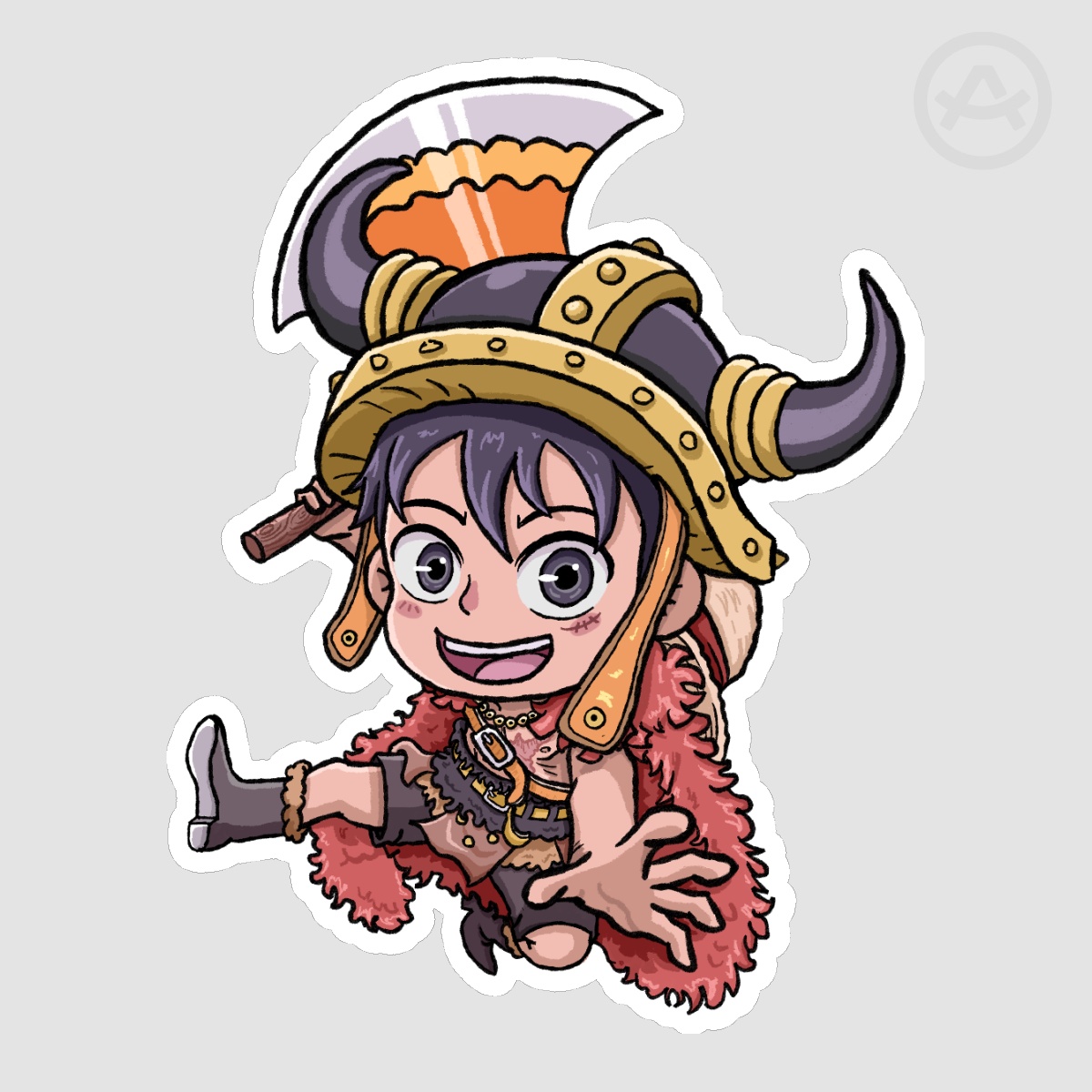 Luffy Elbaf Sticker
