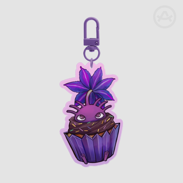 Purple Pikmin Cupcake