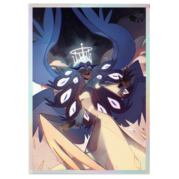 Sera Hazbin Hotel Art Boards with Rainbow-Edged - 5.8" x8.3"(148x210mm)