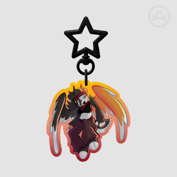 Sierra Colored Edge Acrylic Keychain