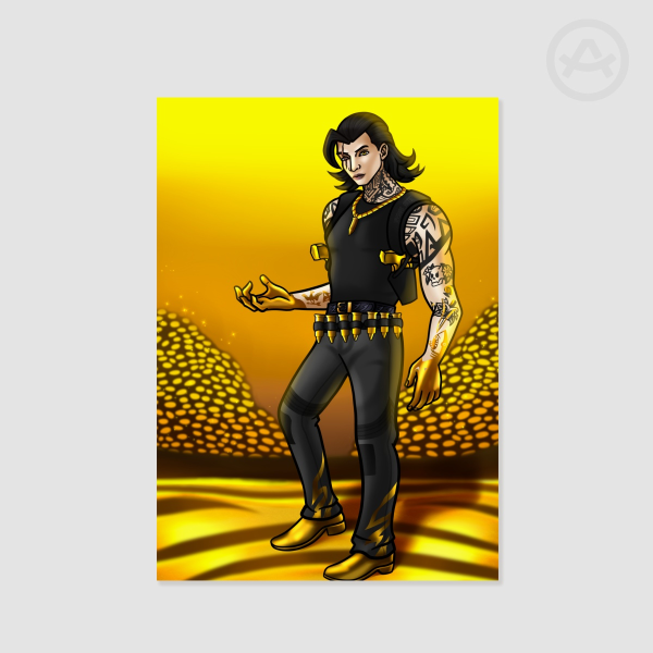 Fortnite Midas Poster