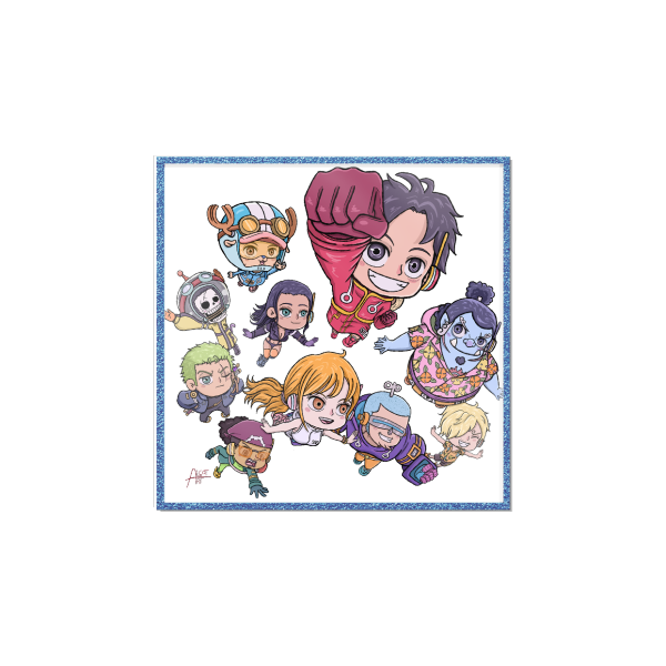 One Piece Egghead Clear Acrylic Art Board