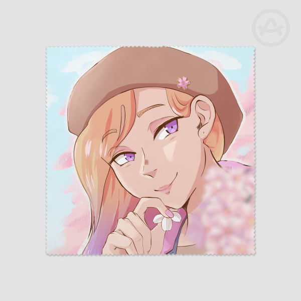 [TWST] Vil Schoenheit Sakura Glass Cloth [Birthday Series]