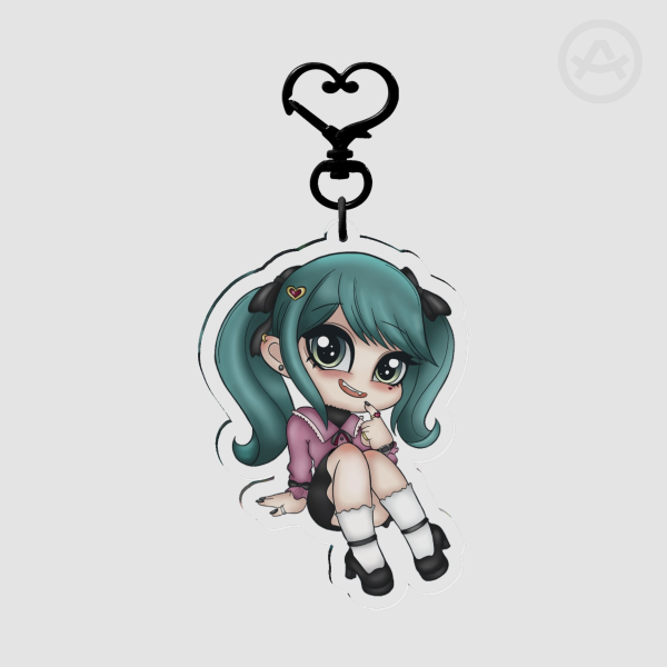 Vampire Miku Acrylic Keychains