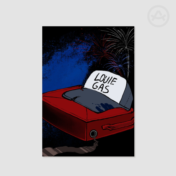 GAS STATION QUARRELS POSTER