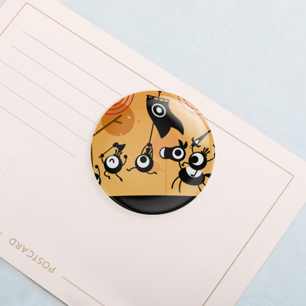 Patapon Button Pin