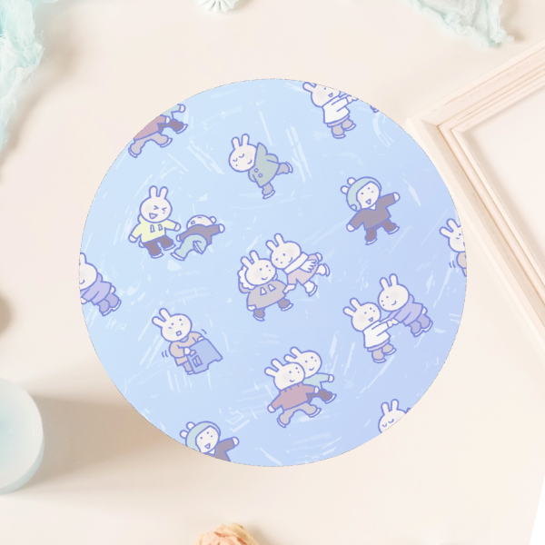 Bunnies on Ice - Sticker
