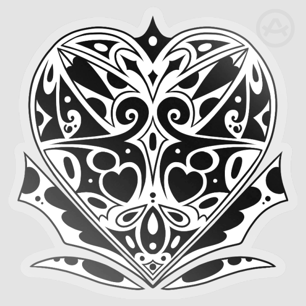 loveheart sticker <3