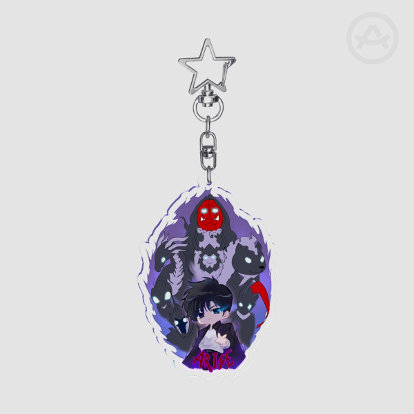 Sung JinWoo “Arise” Acrylic Keychain – Fanart Edition