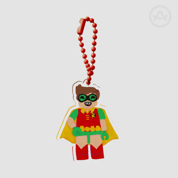 Lego Robin Keychain