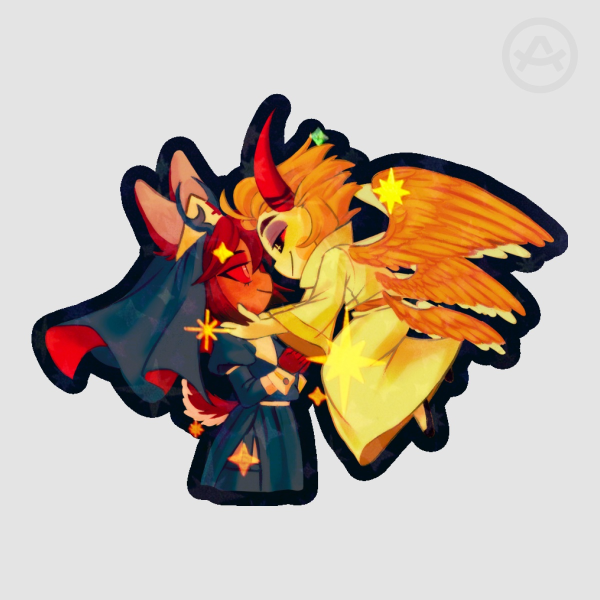 Cursed (Radioapple AU) | Holo Stickers