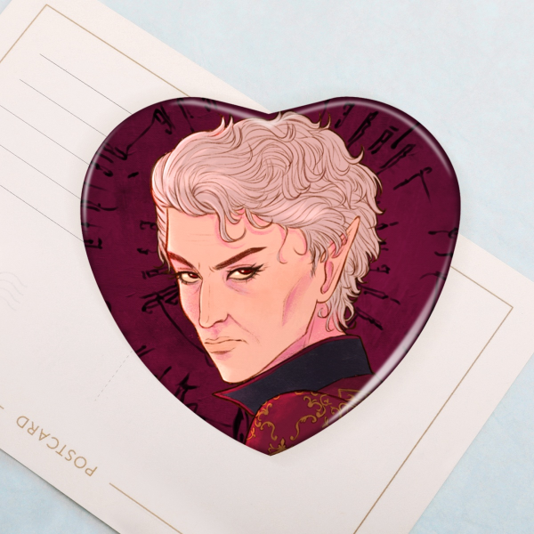 Astarion Holo Heart Shape Badge