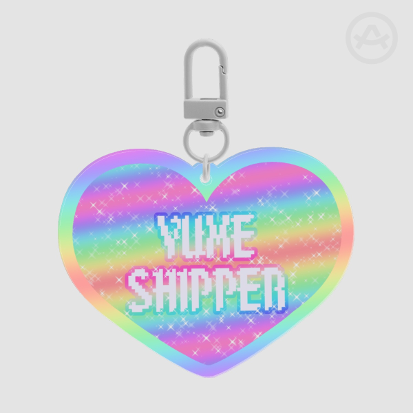 Pastel Rainbow Yumeship Keychain/Charm