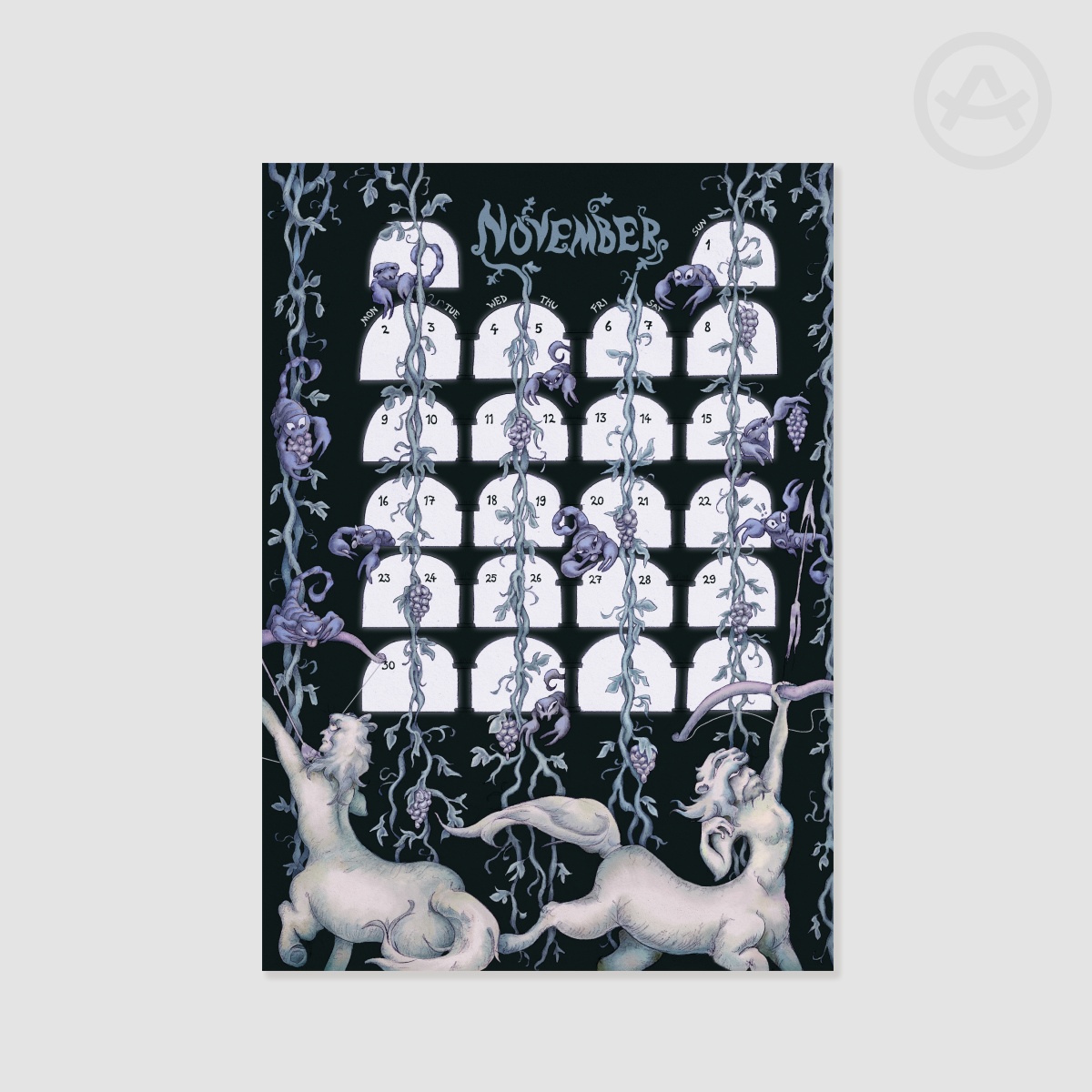 2026 Calendar - November - A4 / 8.3 × 11.7 in