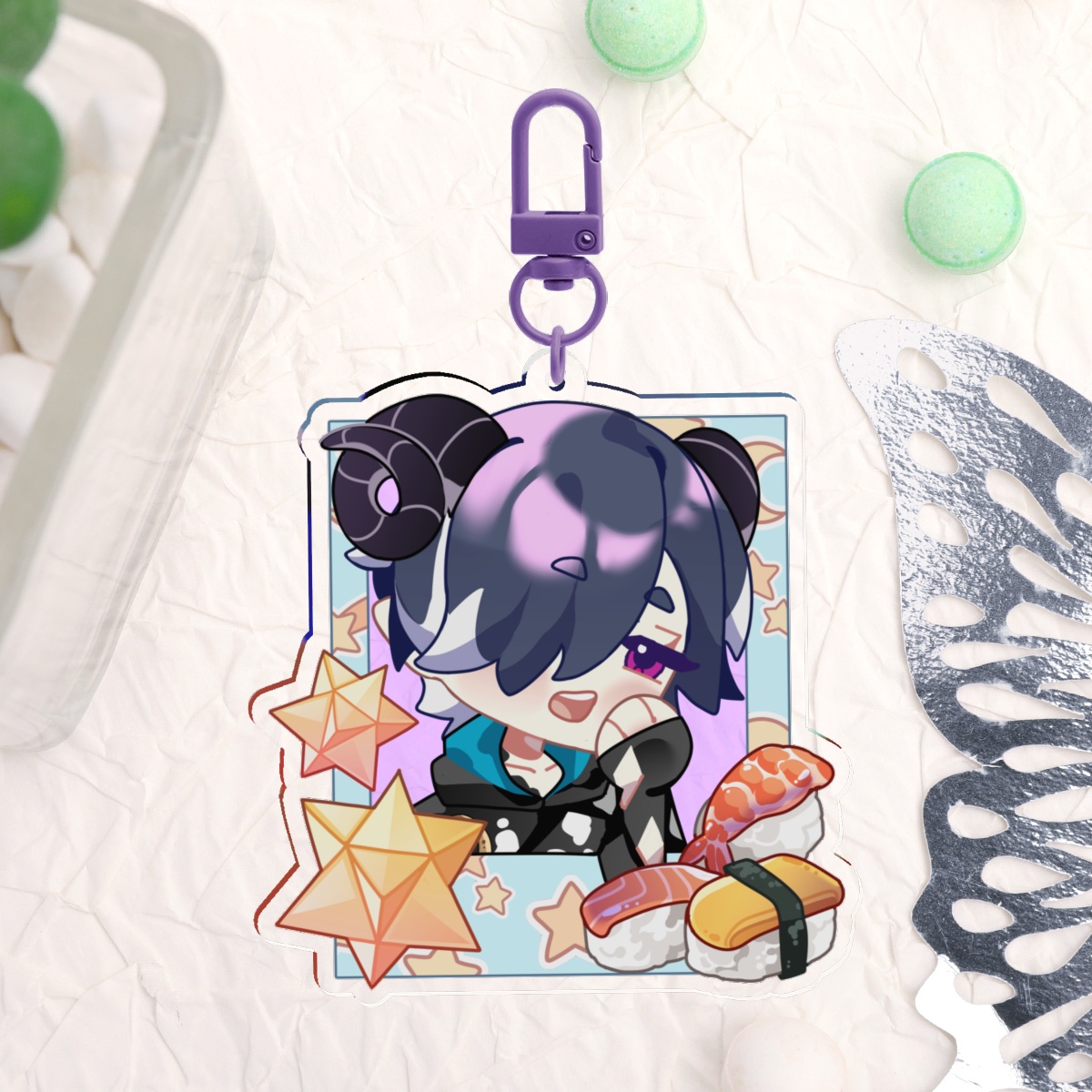 Belphegor Polaroid v2 Acrylic Keychain