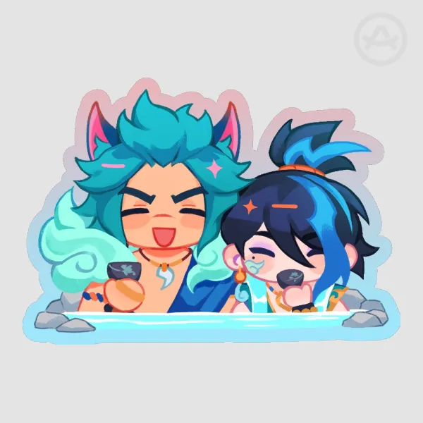 2.5in Spirit Blossom Springs Settphel Sticker