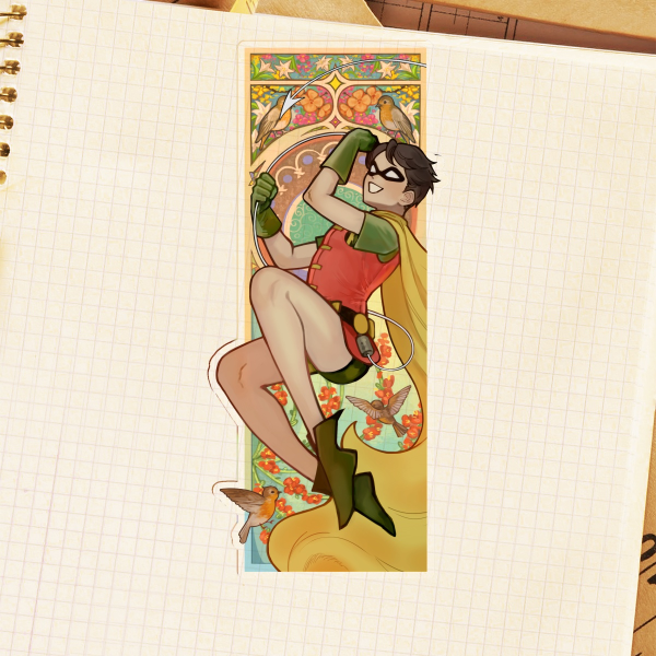 Plastic Bookmark - ROBIN