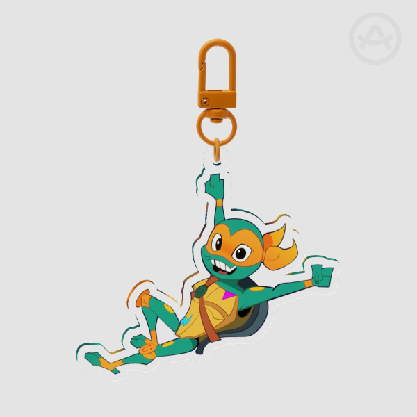 ROTTMNT Mikey Acrylic Keychain