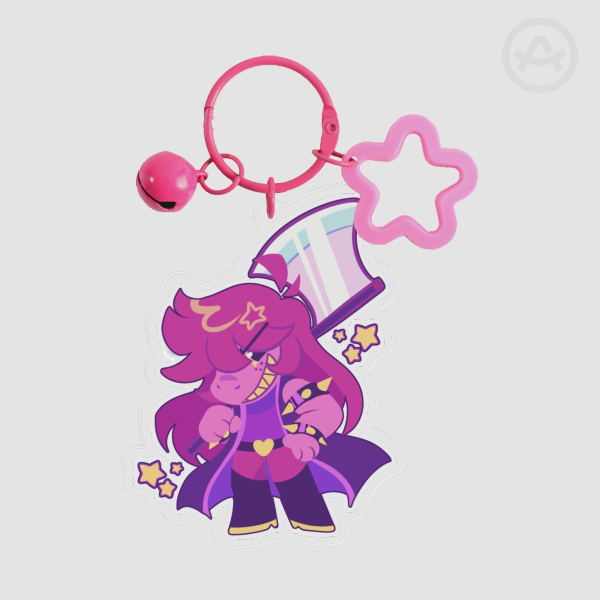 Susie Deltarune Keychain