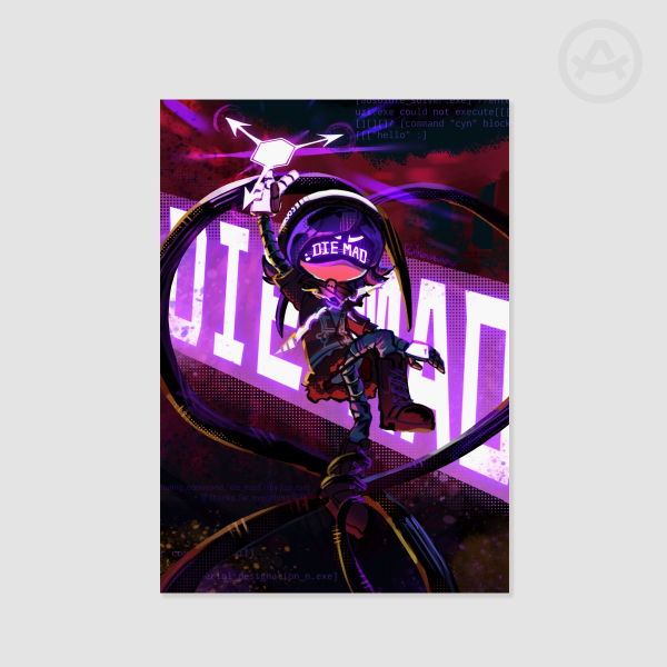 "Die Mad" Uzi Print