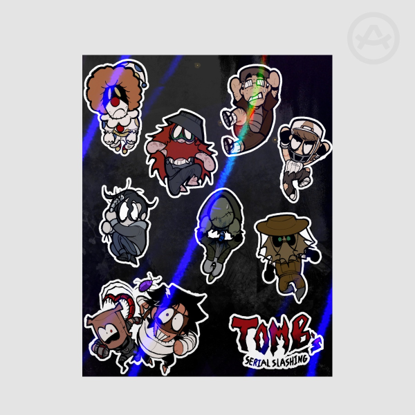 LOCAL SLASHERS STICKER SHEET