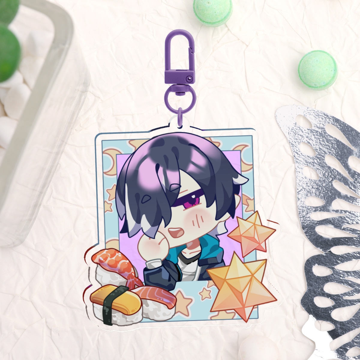 Belphegor Polaroid v1 Acrylic Keychain