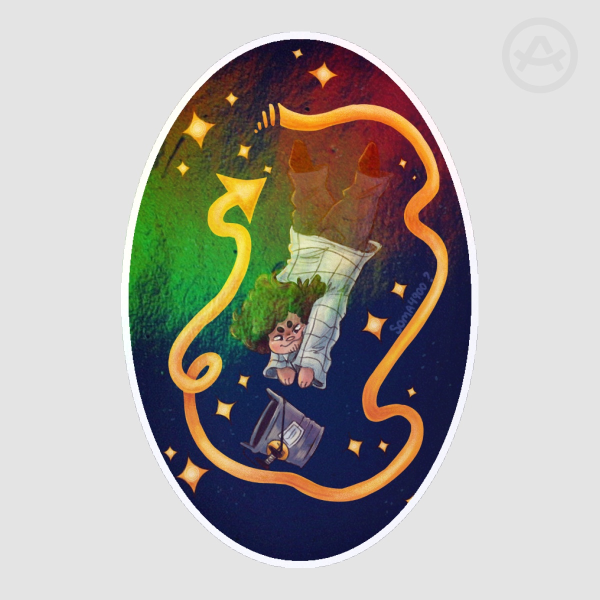 Stanley Parable Sticker | falling Stanley