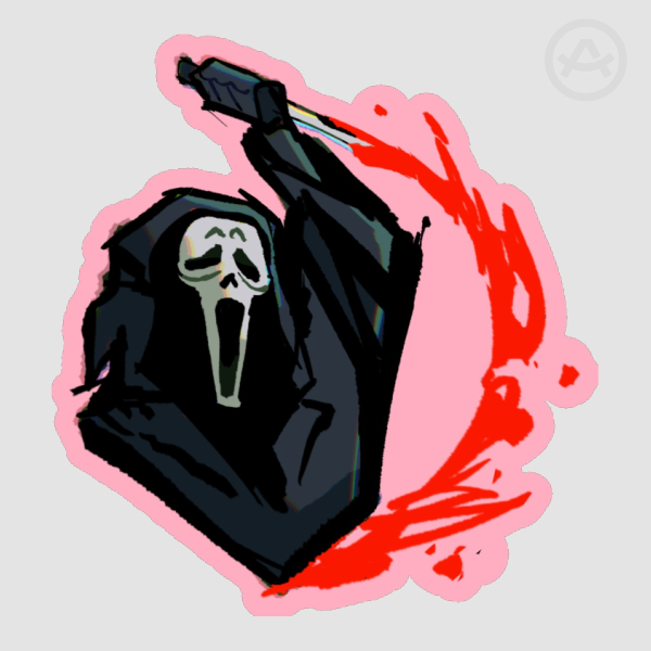Ghost Face Stickers