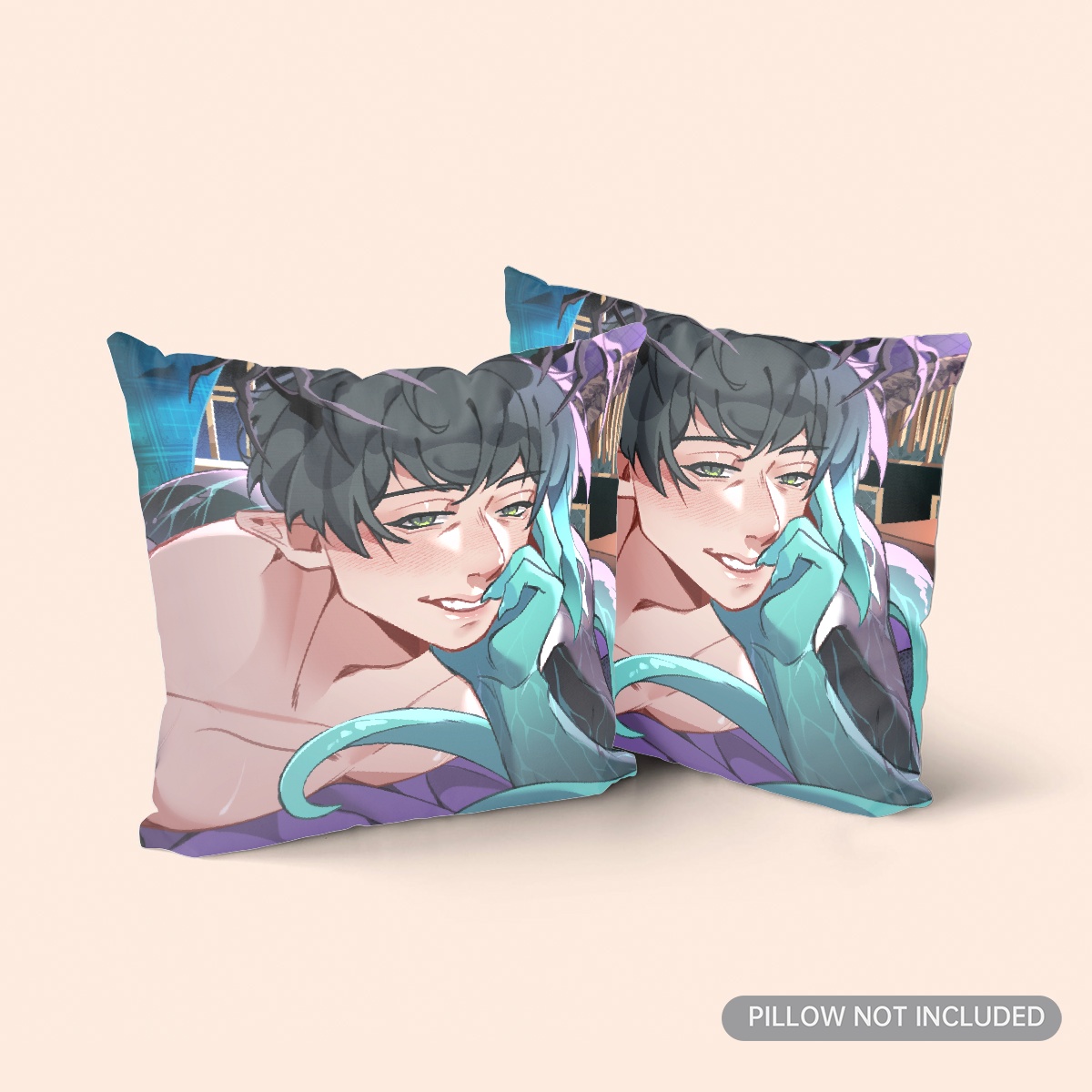 Barbatos Square Pillowcase (45x45cm)