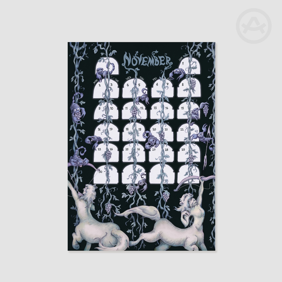 2026 Calendar - November - A3 / 11.7 × 16.5 in