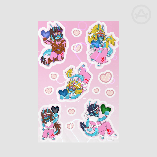 Lovesick Sticker Set