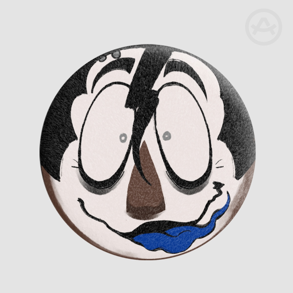 Willy plush badge