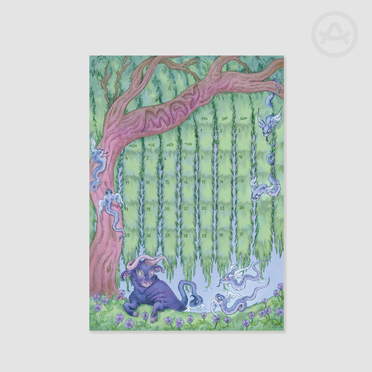 2026 Calendar - May - A4 / 8.3 × 11.7 in