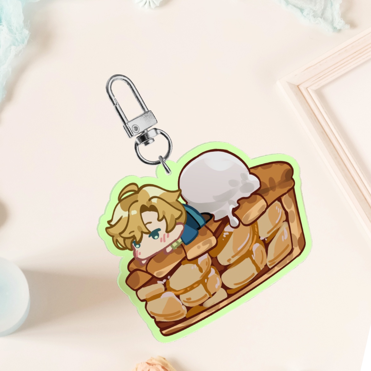 Satan Apple Pie Acrylic Keychain
