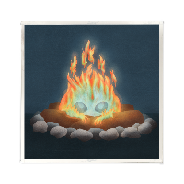 Calcifer Art Board Print