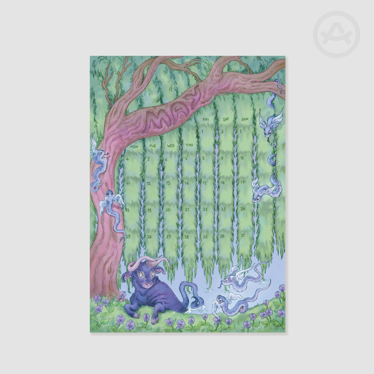 2026 Calendar - May - A3 / 11.7 × 16.5 in