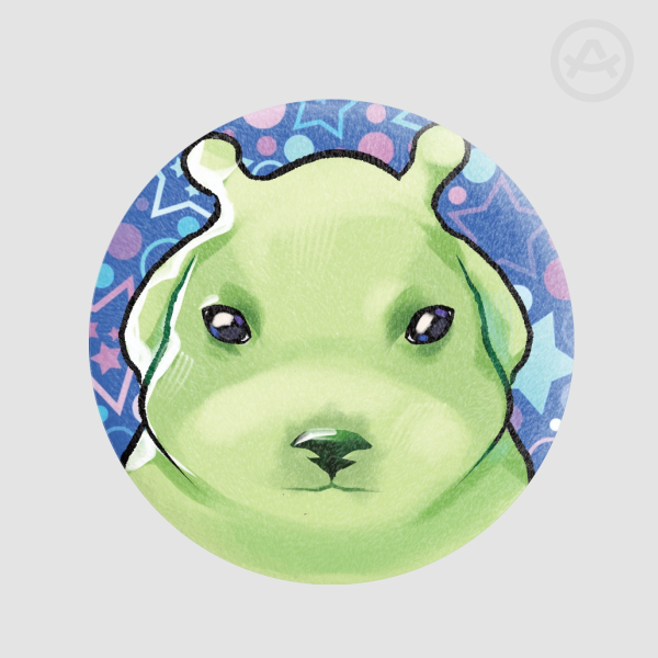 Plush Badges | perro alien